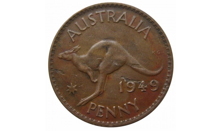 Австралия 1 пенни 1949 г. Австралия 1 пенни 1949 г.