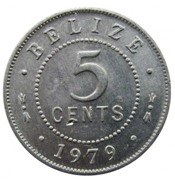 Белиз 5 центов 1979 г.