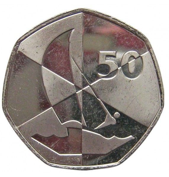 Гибралтар 50 пенсов 2019 г. (Островные игры)