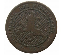 Нидерланды 1 цент 1878 г. Нидерланды 1 цент 1878 г.