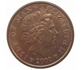 Остров Мэн 2 пенса 2000 г. AA Остров Мэн 2 пенса 2000 г. AA