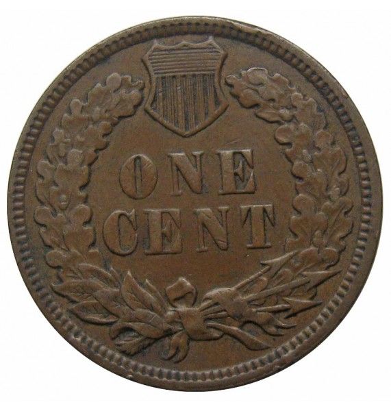 США 1 цент 1908 г.