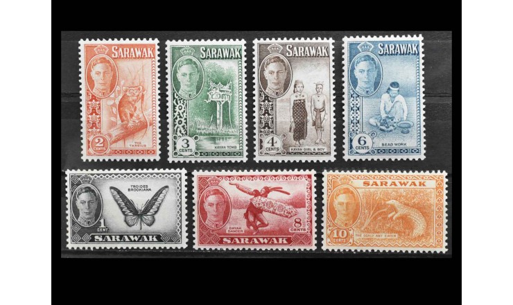 Саравак 1950 г. "Местные мотивы"