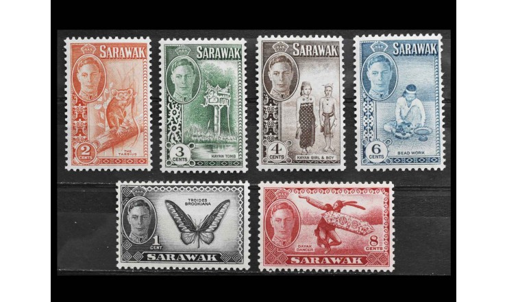 Саравак 1950 г. "Местные мотивы"