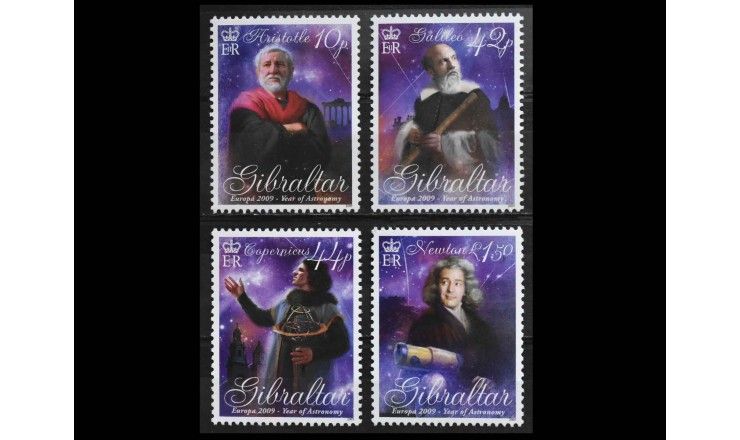 Гибралтар 2009 г. "Европа: Астрономия"