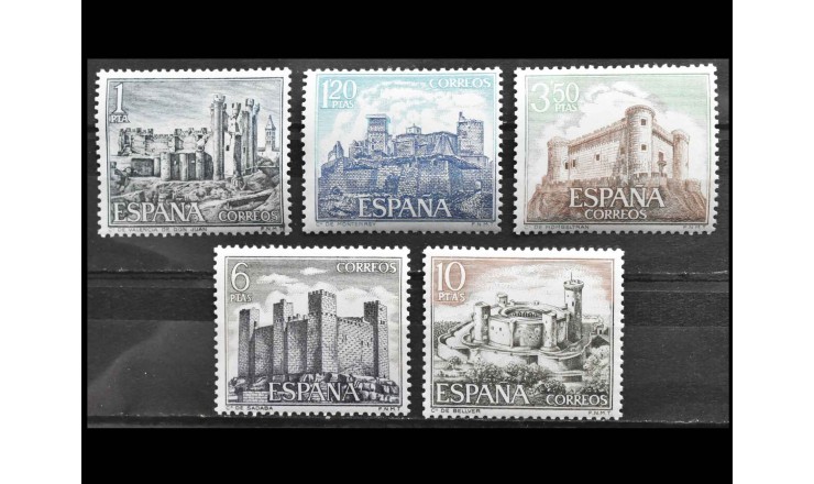 Испания 1970 г. "Замки" 