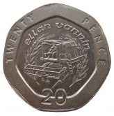 Остров Мэн 20 пенсов 1994 г. AA