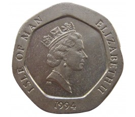 Остров Мэн 20 пенсов 1994 г. AA