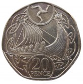 Остров Мэн 20 пенсов 2020 г.