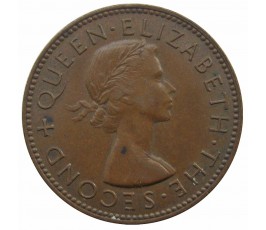 Новая Зеландия 1/2 пенни 1953 г.