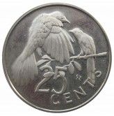 Британские Виргинские острова 25 центов 1975 г.
