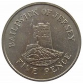 Джерси 5 пенсов 1983 г.