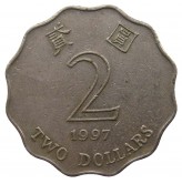 Гонконг 2 доллара 1997 г.