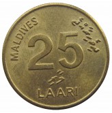 Мальдивы 25 лари 1996 г.