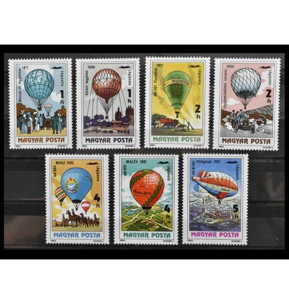 Венгрия 1983 г. "200 лет пилотируемых полетов"