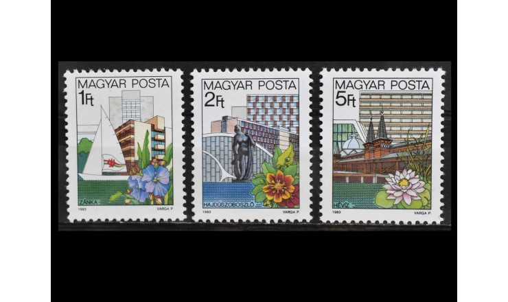 Венгрия 1983 г. "Курорты"