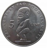Острова Кука 5 центов 2000 г. (ФАО)