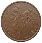 Остров Мэн 2 пенса 1999 г. AA