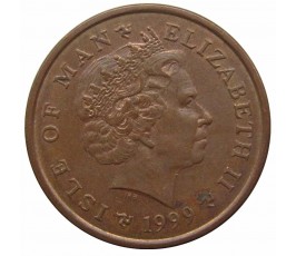 Остров Мэн 2 пенса 1999 г. AA Остров Мэн 2 пенса 1999 г. AA