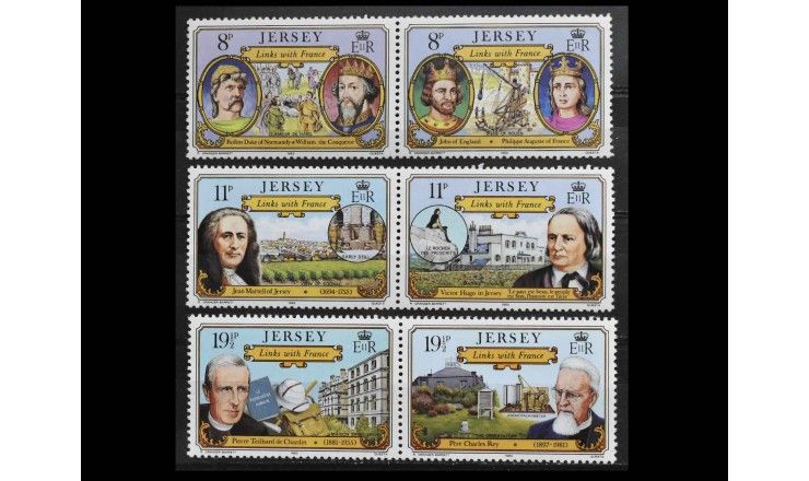 Джерси 1982 г. "Исторические связи между Джерси и Францией"