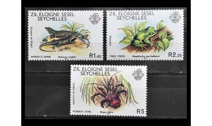 Сейшельские Внешние Острова 1981 г. "Фауна"