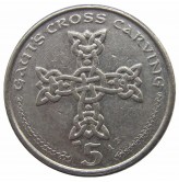 Остров Мэн 5 пенсов 2002 г. AE