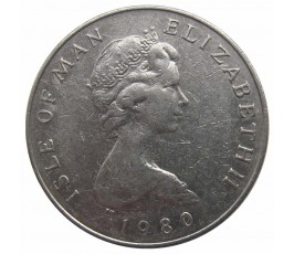 Остров Мэн 5 пенсов 1980 г. AB Остров Мэн 5 пенсов 1980 г. AB