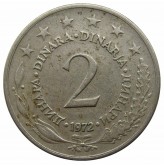 Югославия 2 динара 1972 г.