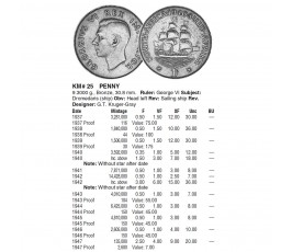 Южная Африка 1 пенни 1941 г.