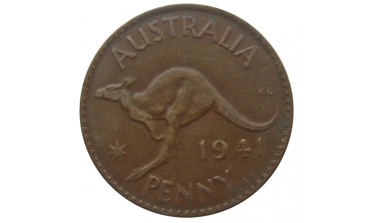 Австралия 1 пенни 1941 г. Австралия 1 пенни 1941 г.