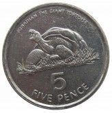 Остров Святой Елены и Вознесения 5 пенсов 1998 г.