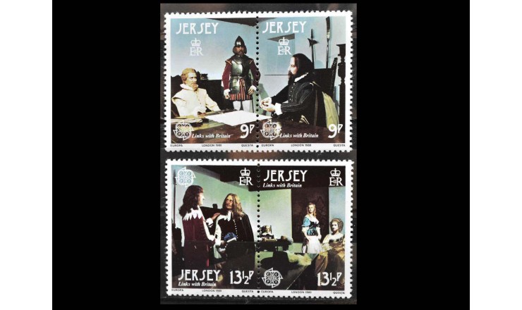 Джерси 1980 г. "Европа: Известные личности"