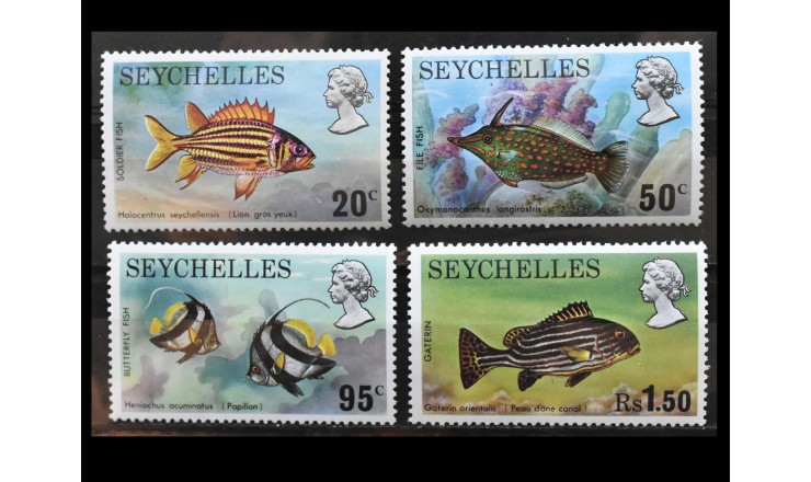 Сейшельские Острова 1974 г. "Рыбы"