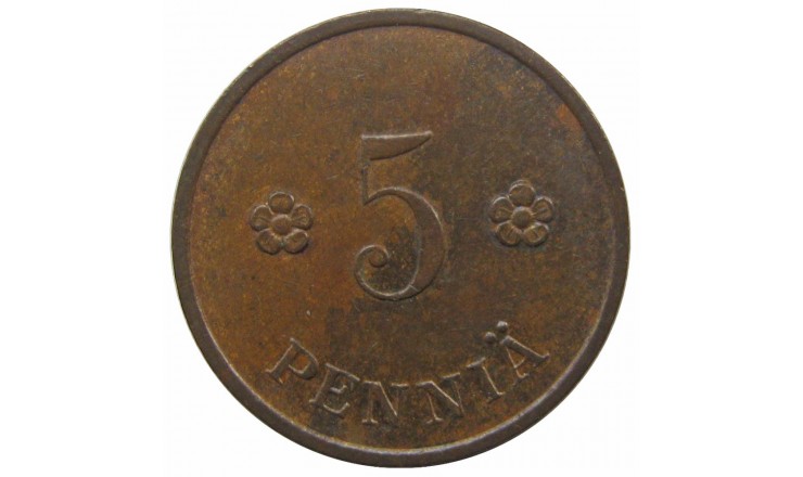 Финляндия 5 пенни 1939 г.