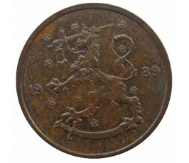 Финляндия 5 пенни 1939 г.