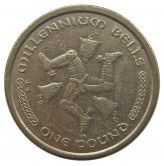 Остров Мэн 1 фунт 2001 г. AA