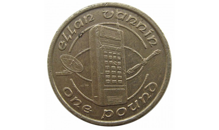 Остров Мэн 1 фунт 1988 г. AA