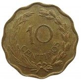 Парагвай 10 сентимо 1953 г.