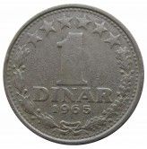 Югославия 1 динар 1965 г.