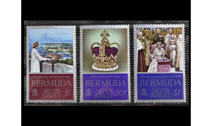 Бермудские Острова 1977 г. "25 лет правления королевы Елизаветы II"