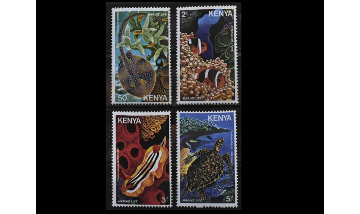 Кения 1980 г. "Морская фауна"