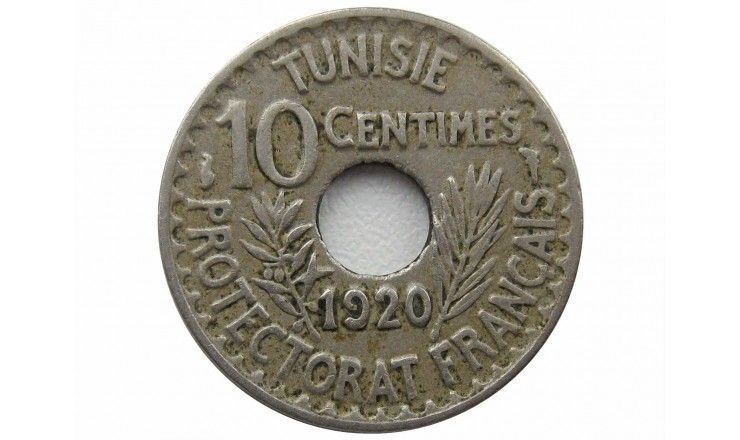 Тунис 10 сантимов 1920 г.