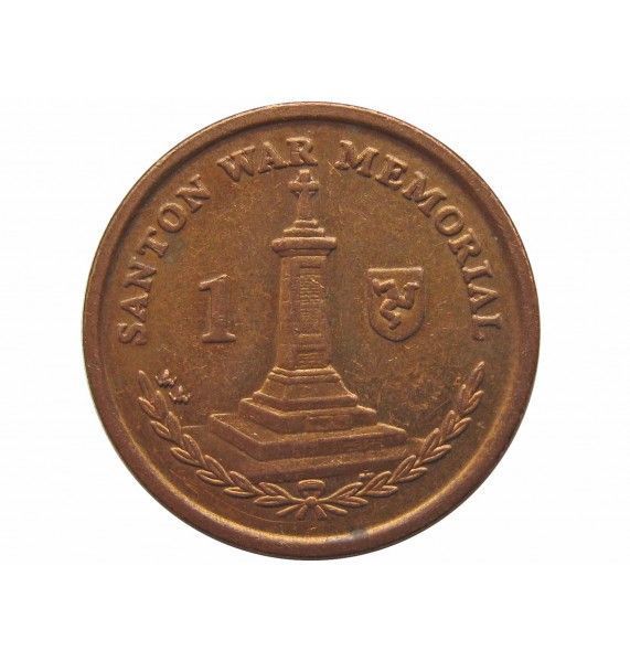 Остров Мэн 1 пенни 2008 г.