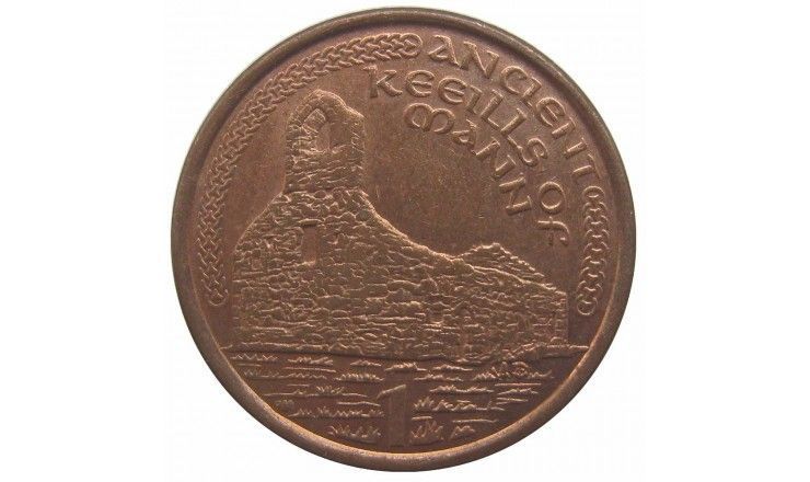 Остров Мэн 1 пенни 2002 г. AE Остров Мэн 1 пенни 2002 г. AE