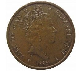 Остров Мэн 2 пенса 1995 г. AA