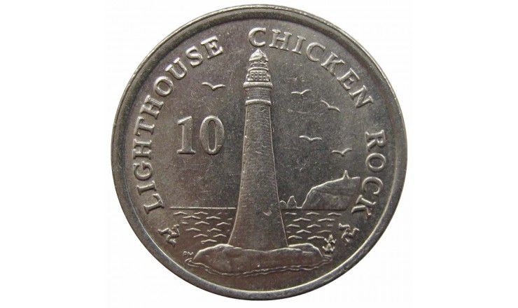 Остров Мэн 10 пенсов 2009 г. AA