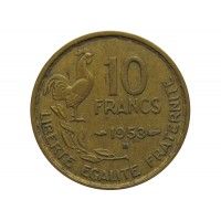 Франция 10 франков 1953 г. B