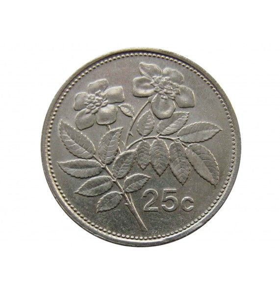 Мальта 25 центов 1991 г.