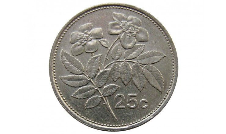 Мальта 25 центов 1991 г.