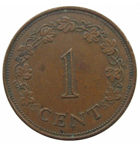 Мальта 1 цент 1972 г.